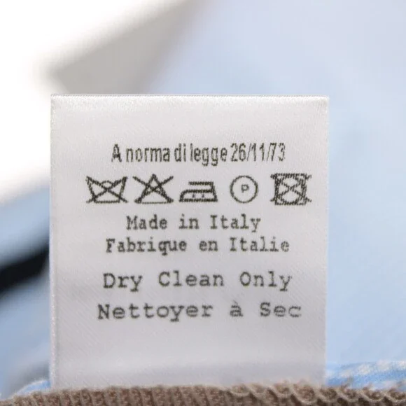 Zanella NWT Dress Pants Size 35 US Pn12 In Solid Beige Wool Blend